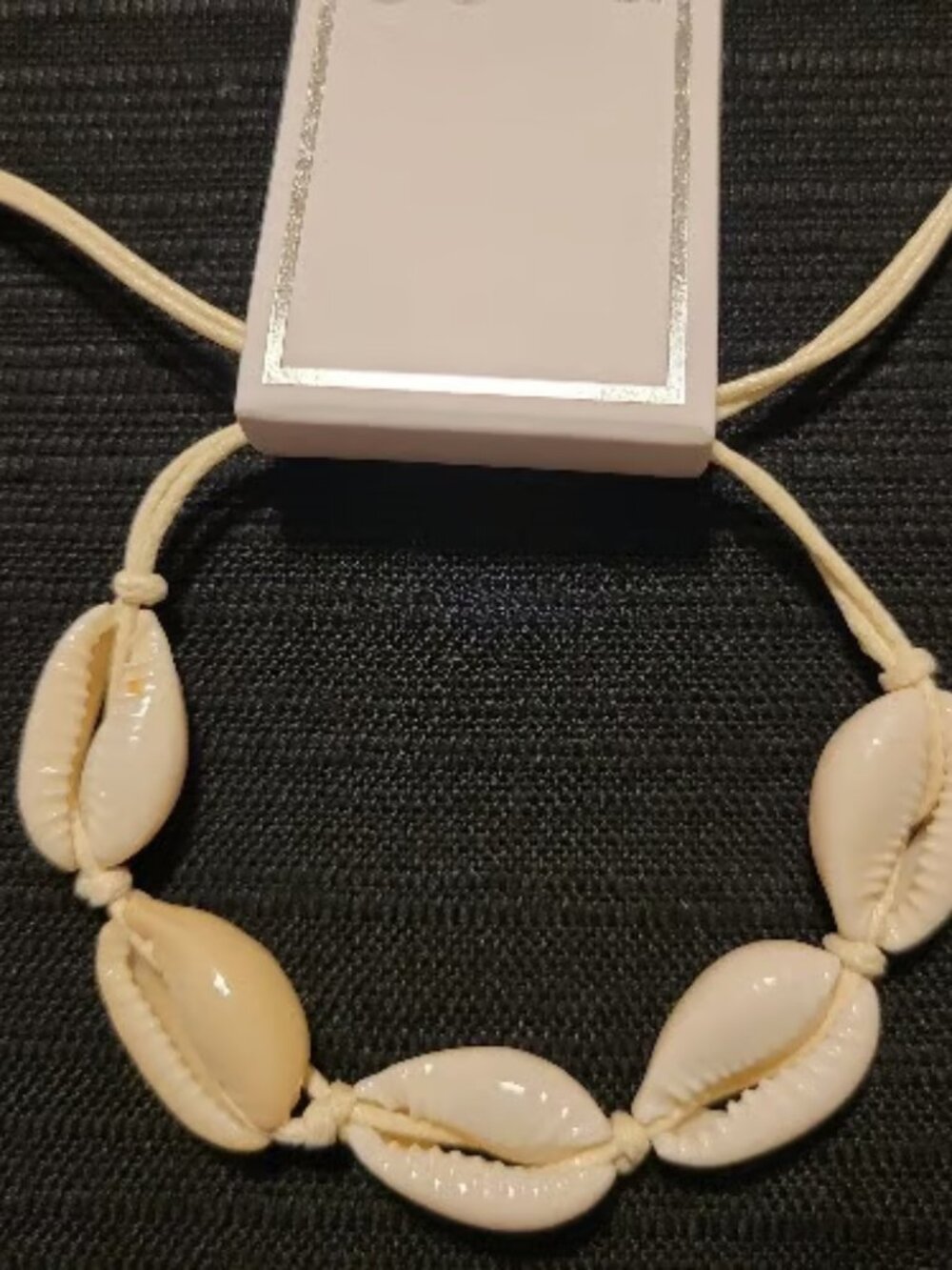 Off-White Sea Shell Rope Bracelet